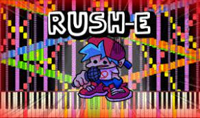 FNF vs BF sings Rush E