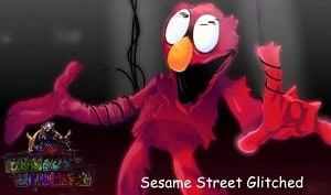  FNF Broken Strings – Sesame Street Glitched